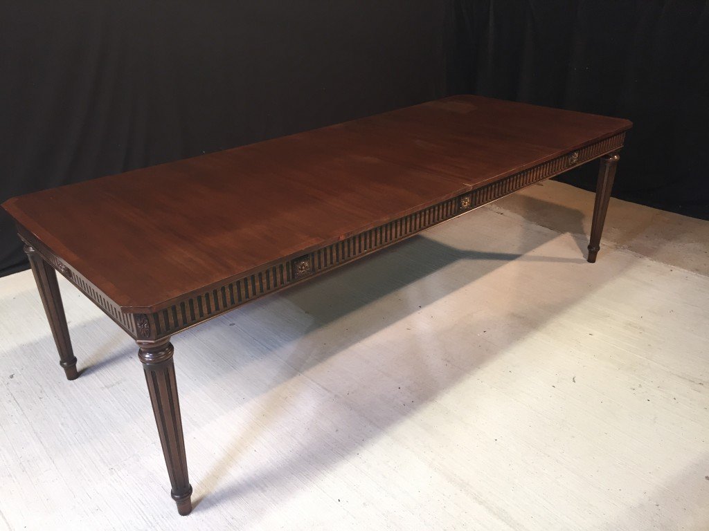 12ft Grand Regency style mahogany dining table - Elite Designs Global Ltd